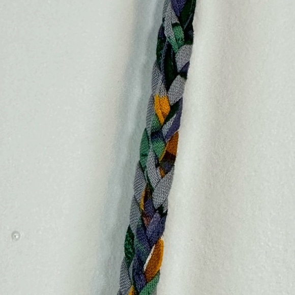 Patrons of Peace Grey Strappy Floral Babydoll Ruffle Crop Top Women’s Size S NWT - Picture 4 of 8